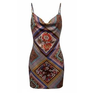 Urban Outfitters Paisley Spaghetti Strap Slip Dress Sz XS TP Boho Cocktail Glam